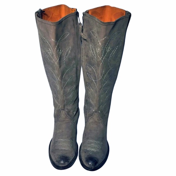 Charlie 1 Horse Gray Mesquite Cowgirl Boots Sz 9.5 - Picture 2 of 9